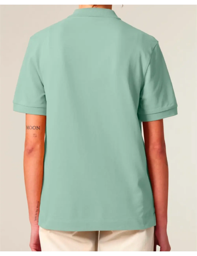 Polo brodé en coton biologique – DARÜ Local Clothing | Mode éthique vendéenne