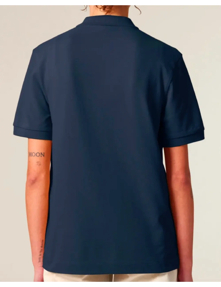 Polo brodé en coton biologique – DARÜ Local Clothing | Mode éthique vendéenne