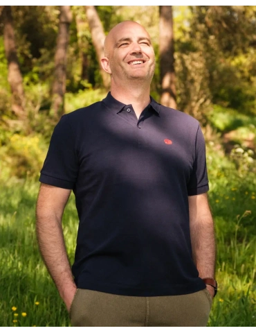 Polo brodé en coton biologique – DARÜ Local Clothing | Mode éthique vendéenne 2