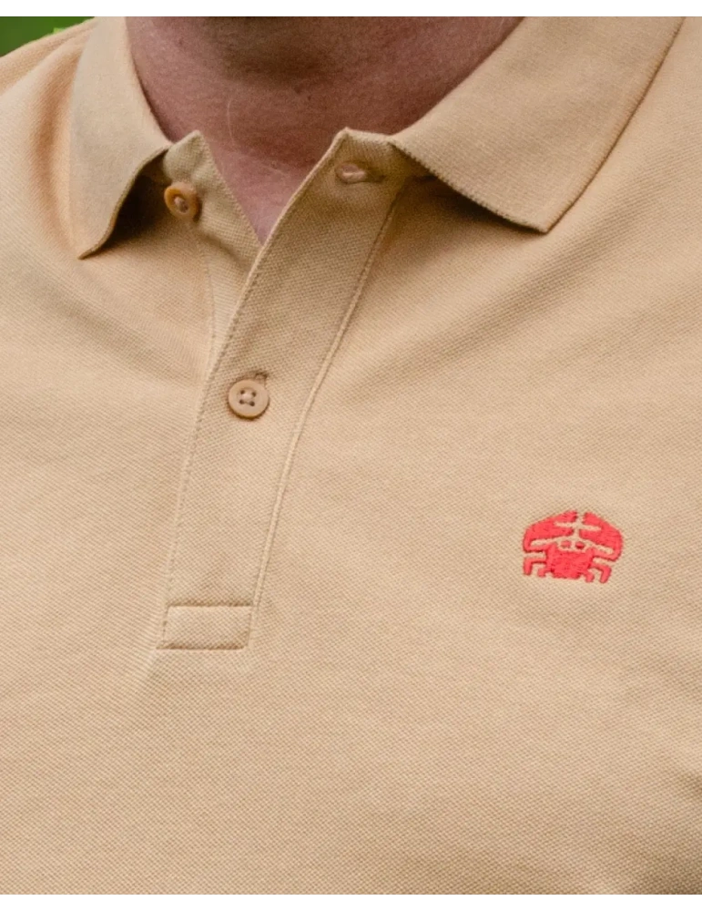 Polo brodé en coton biologique – DARÜ Local Clothing | Mode éthique vendéenne