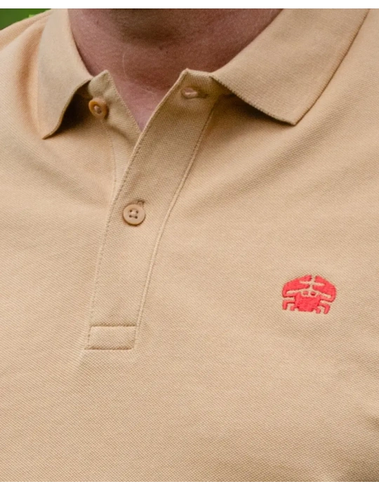 Polo brodé en coton biologique – DARÜ Local Clothing | Mode éthique vendéenne