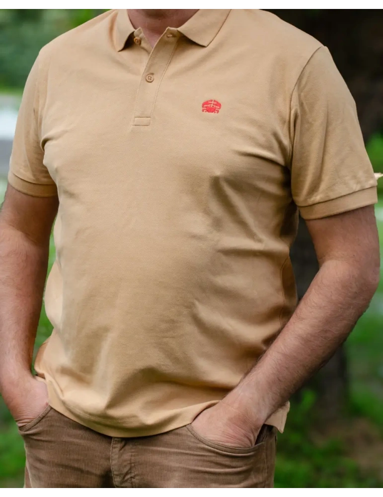 Polo brodé en coton biologique – DARÜ Local Clothing | Mode éthique vendéenne