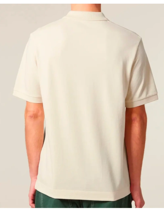 Polo brodé en coton biologique – DARÜ Local Clothing | Mode éthique vendéenne