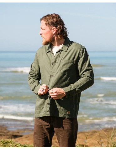 Veste worker coton et lin DARÜ