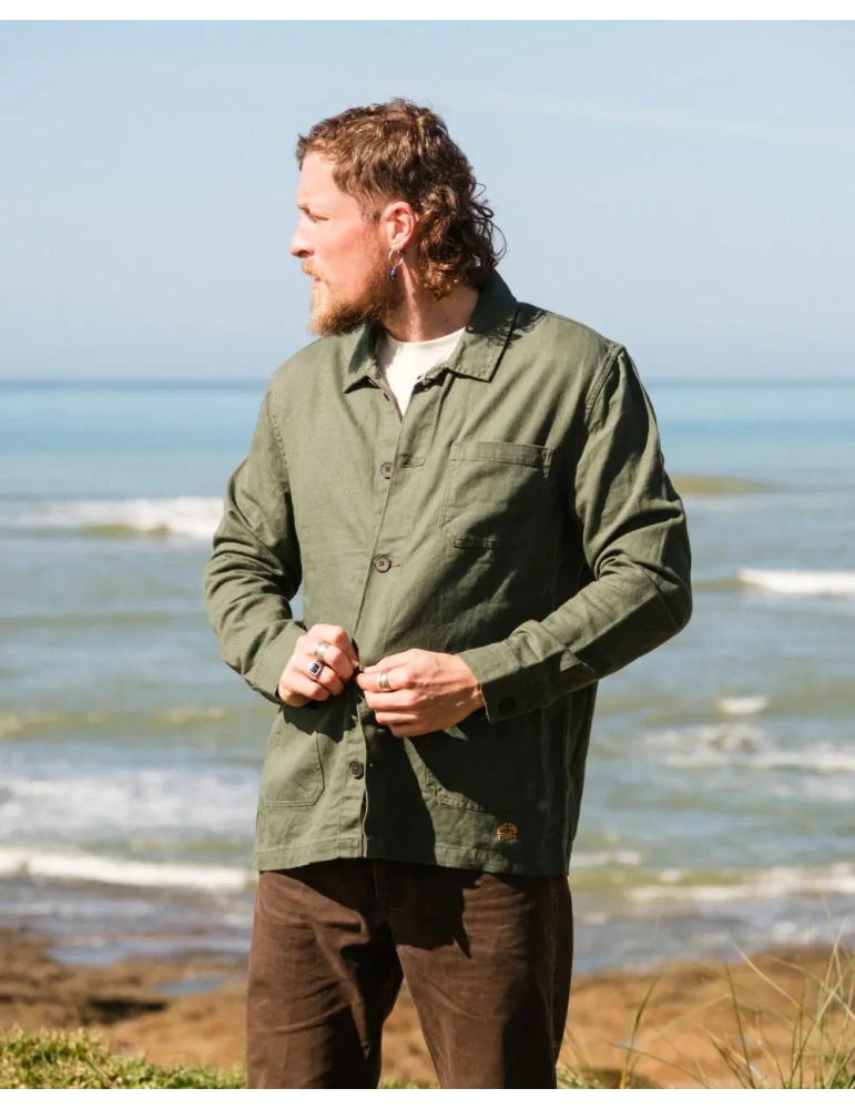 Veste worker coton et lin DARÜ