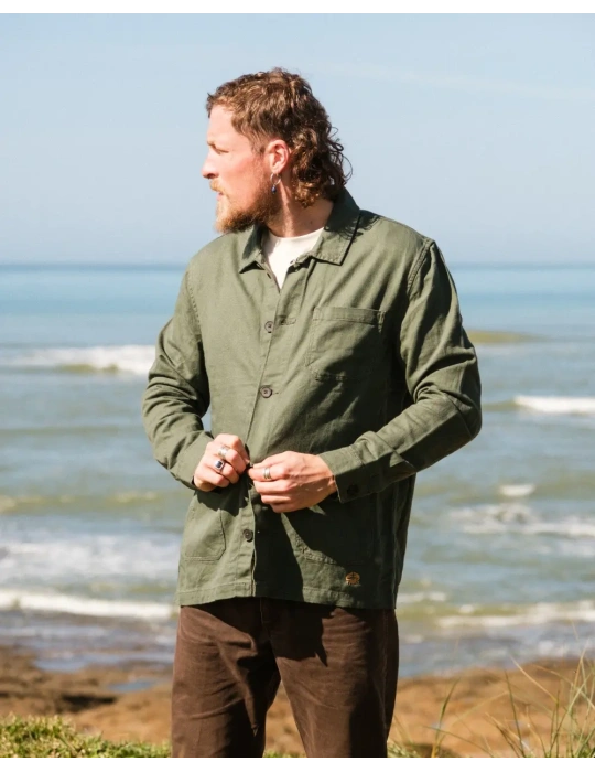 Veste worker coton et lin DARÜ