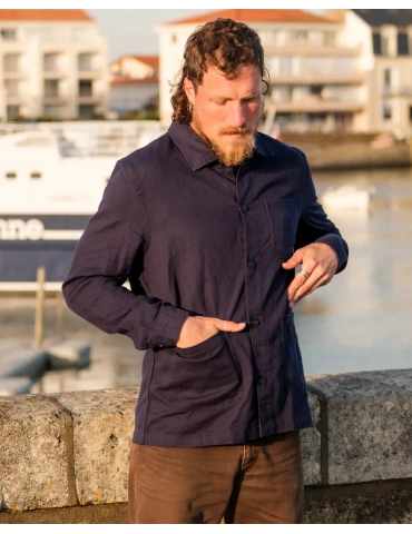 Veste worker coton et lin DARÜ 2