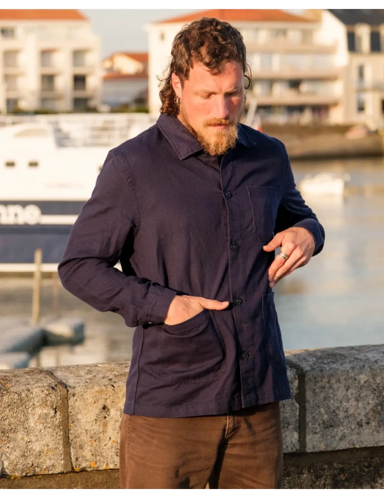 Veste worker coton et lin DARÜ