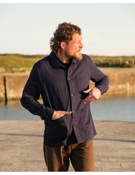 Veste worker coton et lin DARÜ