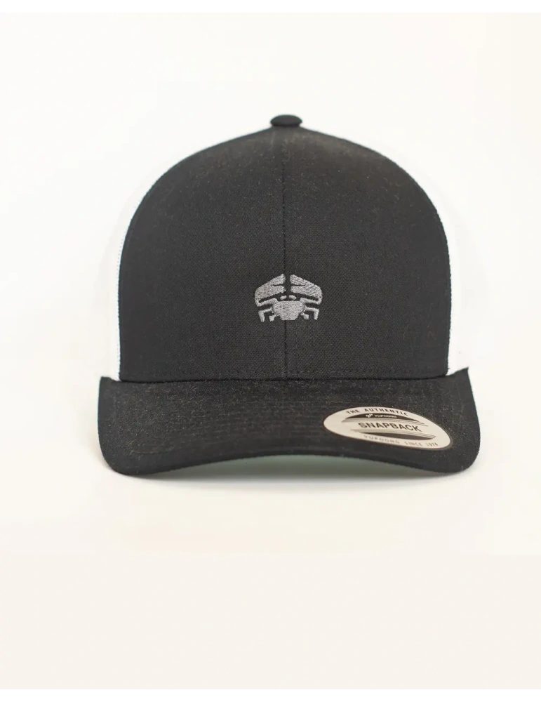 Casquette Trucker DARÜ – casquette Brodé crabe France – Style Vintage Unisexe