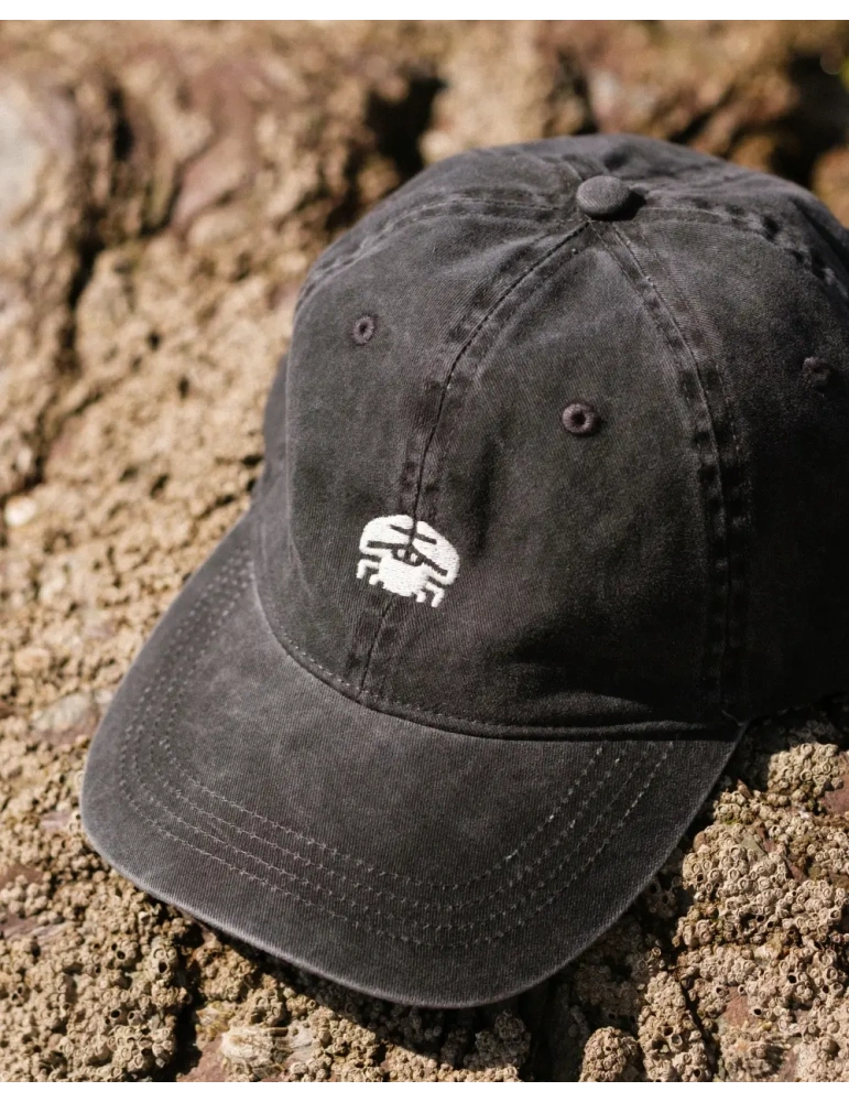 Casquette délavée unisexe – Broderie crabe DARÜ en Vendée