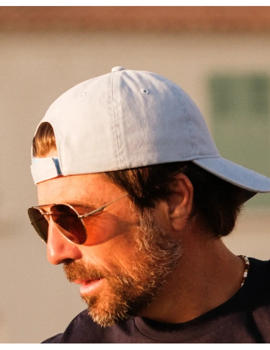 Casquette délavée unisexe – Broderie crabe DARÜ en Vendée