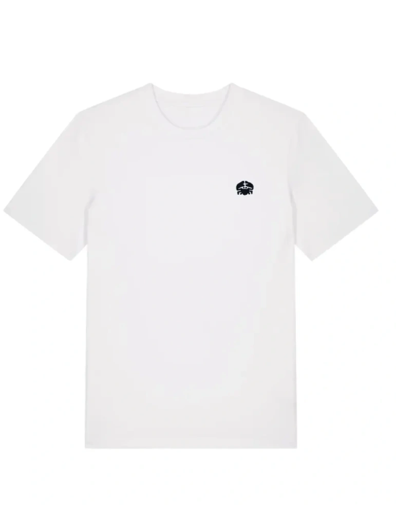 Tee-shirt brodé unisexe DARÜ – Coton bio – Crabe côté cœur