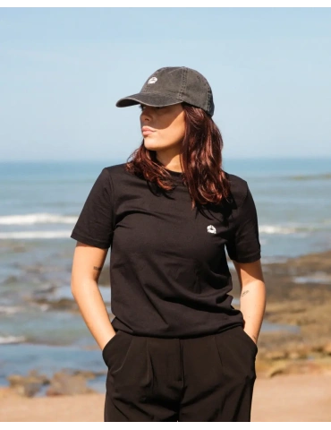 Tee-shirt brodé unisexe DARÜ – Coton bio – Crabe côté cœur 2