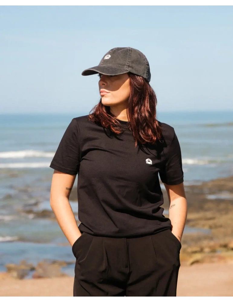 Tee-shirt brodé unisexe DARÜ – Coton bio – Crabe côté cœur