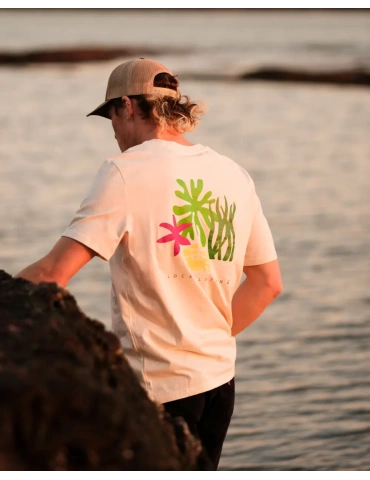 Tee-shirt “Algues & Crabe” en coton bio – DARÜ Local Clothing | Mode vendéenne éthique