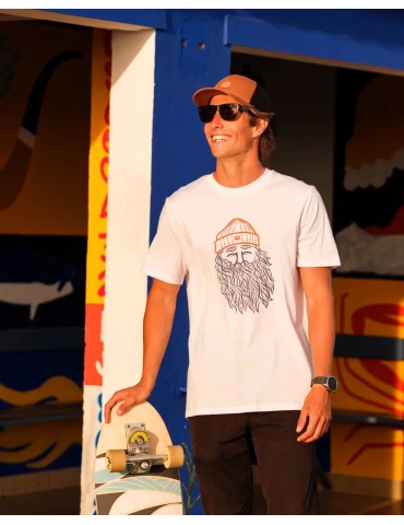 T-shirt bio unisexe “Narcisse Pelletier” – Sérigraphie algues – Histoire vraie vendéenne