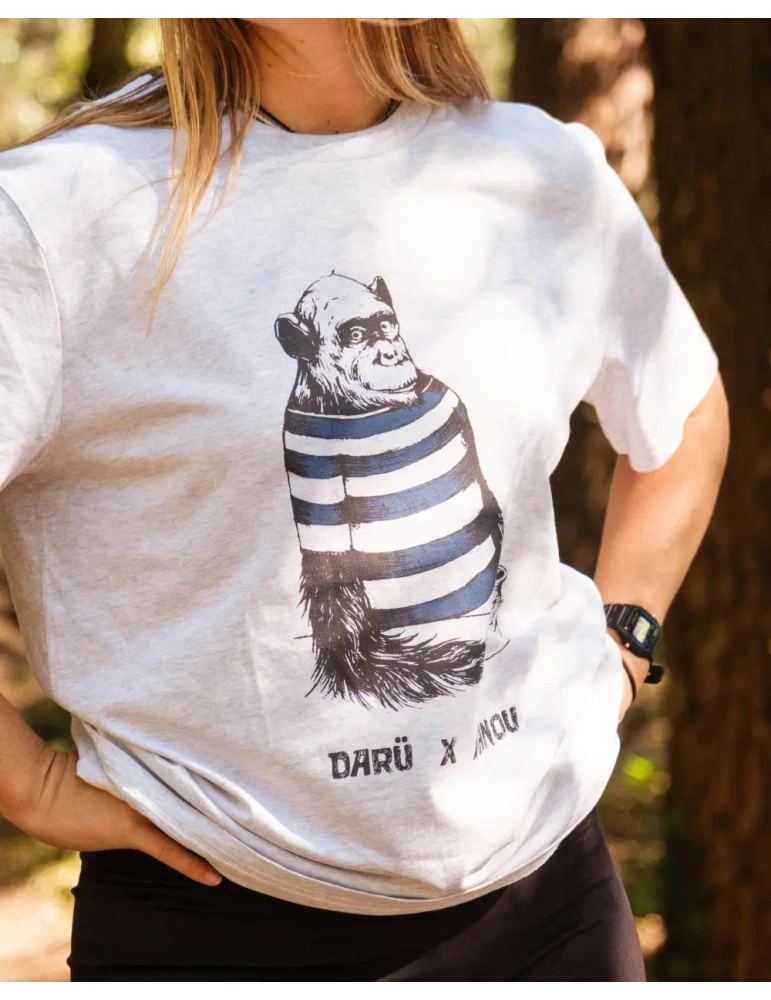 ee-shirt Singe DARÜ x Manou – Anecdote vendéenne – Coton bio