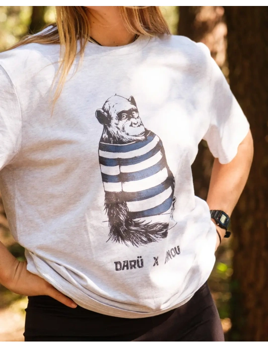 ee-shirt Singe DARÜ x Manou – Anecdote vendéenne – Coton bio