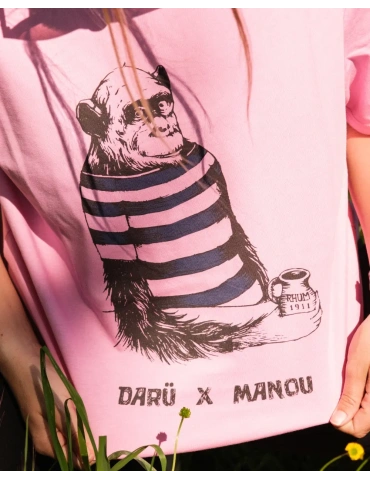 ee-shirt Singe DARÜ x Manou – Anecdote vendéenne – Coton bio 2