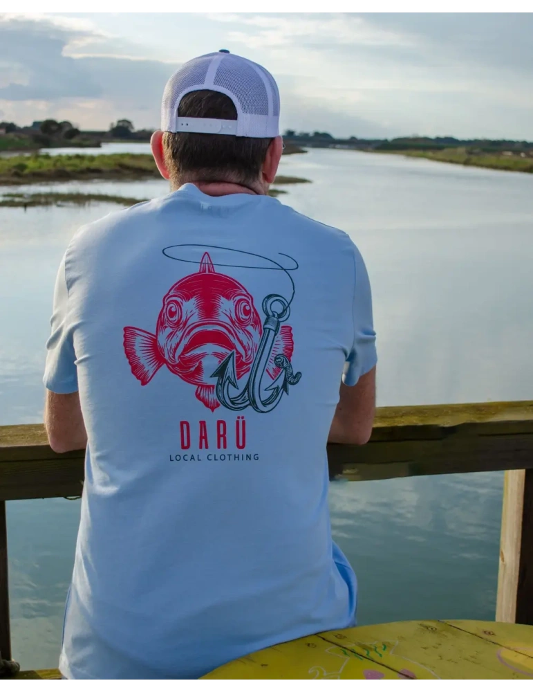 Tee-shirt Fish DARÜ – "Tu mords ou tu files ?" – Coton bio unisexe