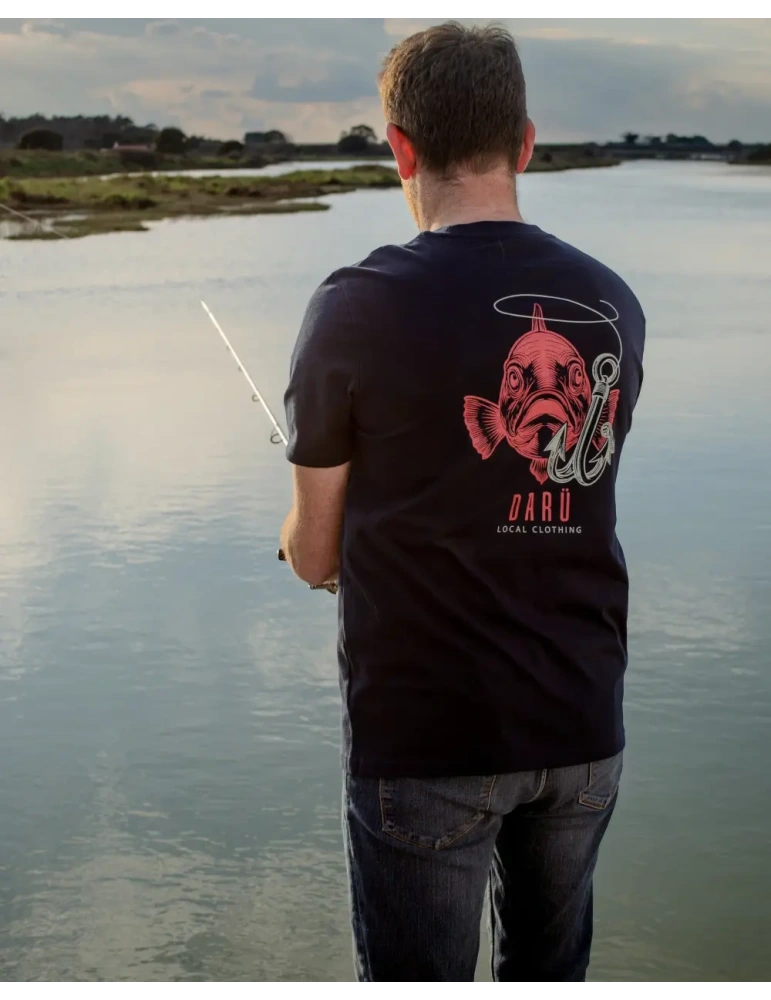 Tee-shirt Fish DARÜ – "Tu mords ou tu files ?" – Coton bio unisexe