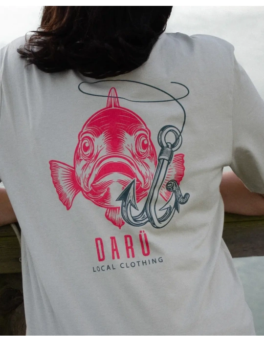 Tee-shirt Fish DARÜ – "Tu mords ou tu files ?" – Coton bio unisexe