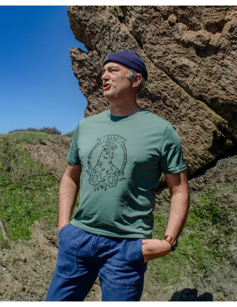 Tee-shirt mouette tatouage old-school – Unisexe – DARÜ