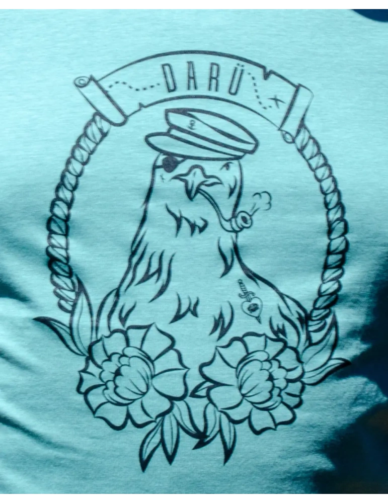 Tee-shirt mouette tatouage old-school – Unisexe – DARÜ