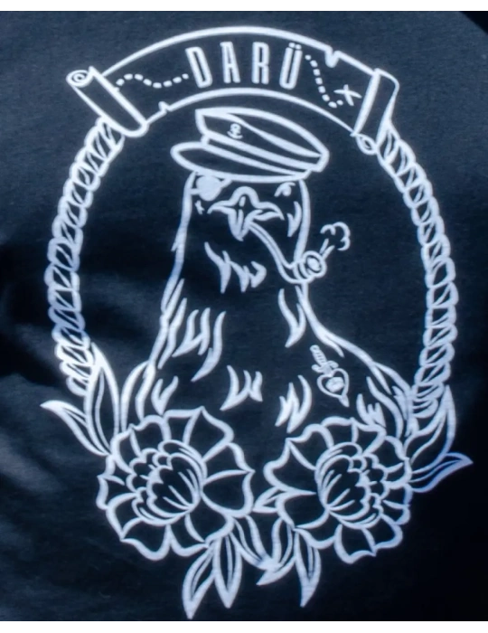 Tee-shirt mouette tatouage old-school – Unisexe – DARÜ