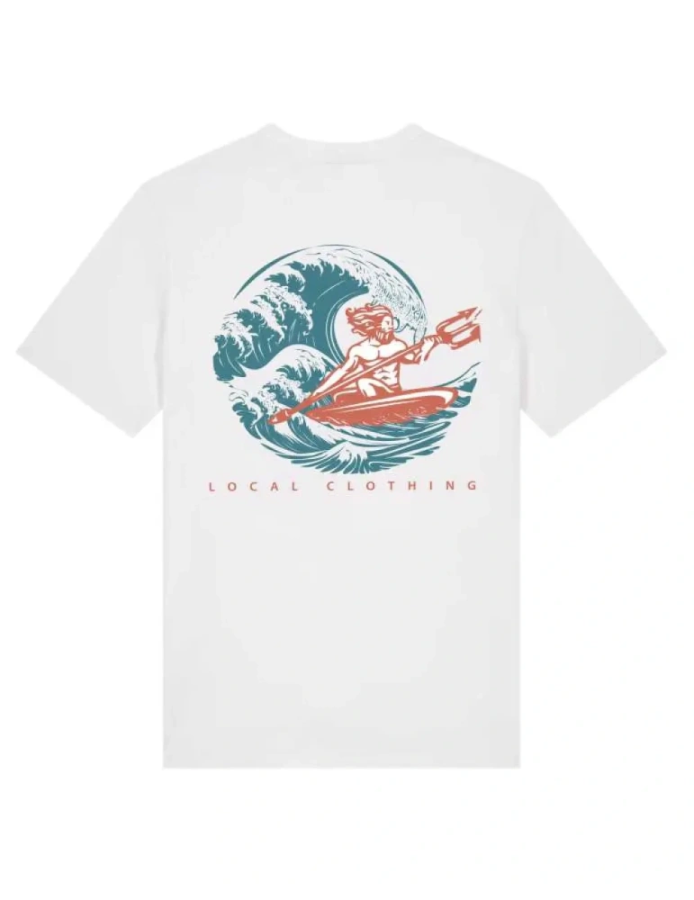 Tee-shirt Poséidon Rider – DARÜ Local Clothing | Coton bio & design surf