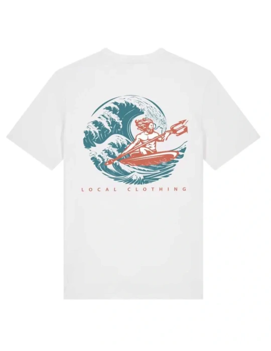Tee-shirt Poséidon Rider – DARÜ Local Clothing | Coton bio & design surf