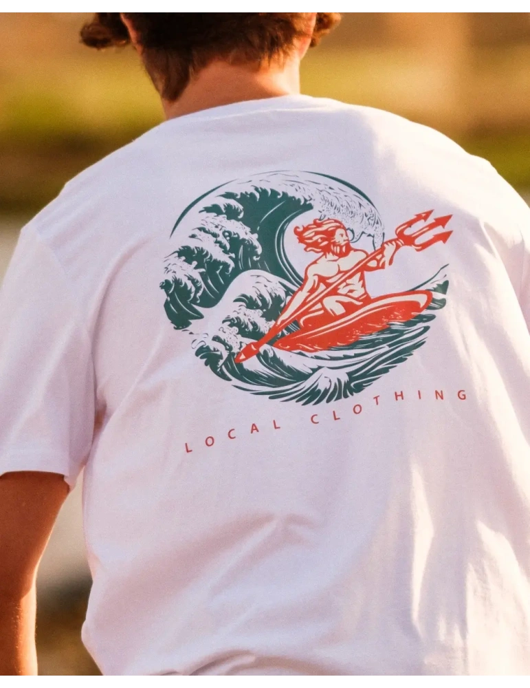 Tee-shirt Poséidon Rider – DARÜ Local Clothing | Coton bio & design surf