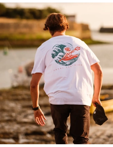 Tee-shirt Poséidon Rider – DARÜ Local Clothing | Coton bio & design surf