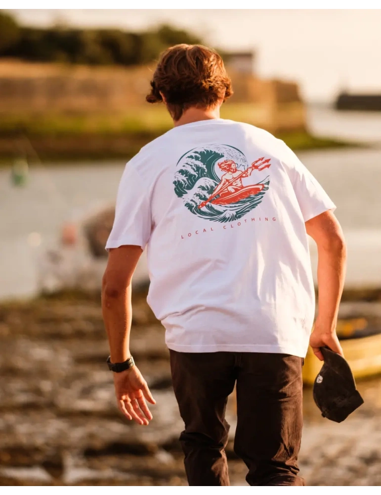 Tee-shirt Poséidon Rider – DARÜ Local Clothing | Coton bio & design surf