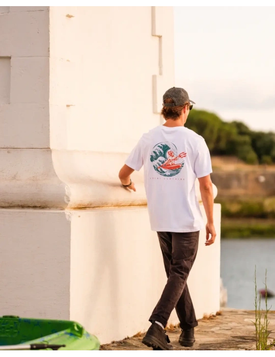 Tee-shirt Poséidon Rider – DARÜ Local Clothing | Coton bio & design surf