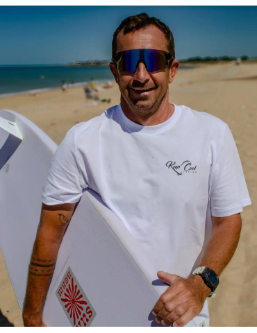 Tee-shirt Keep Cool Surfing x DARÜ – Collaboration locale surf Brétignolles-Sur-Mer 2