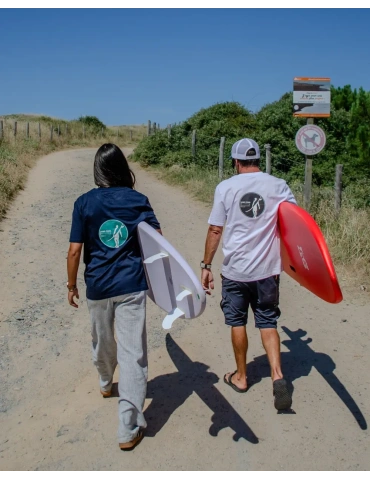 Tee-shirt Keep Cool Surfing x DARÜ – Collaboration locale surf Brétignolles-Sur-Mer 2