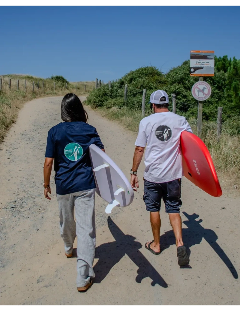Tee-shirt Keep Cool Surfing x DARÜ – Collaboration locale surf Brétignolles-Sur-Mer