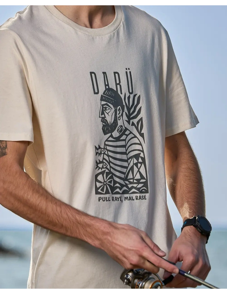 Tee-shirt Marin DARÜ – Illustration Vendéenne – Coton Bio – Made in France