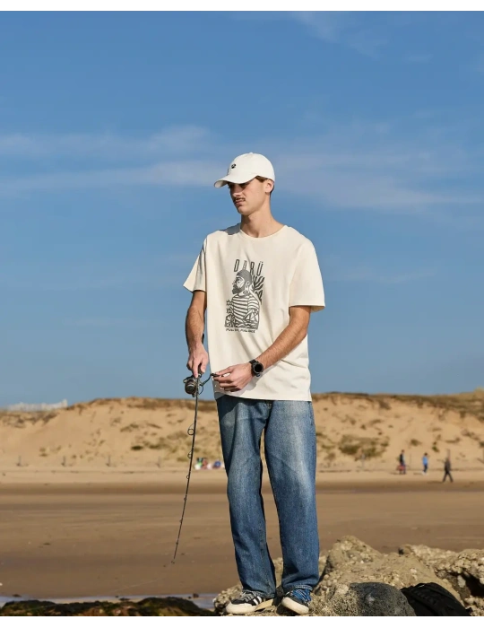 Tee-shirt Marin DARÜ – Illustration Vendéenne – Coton Bio – Made in France