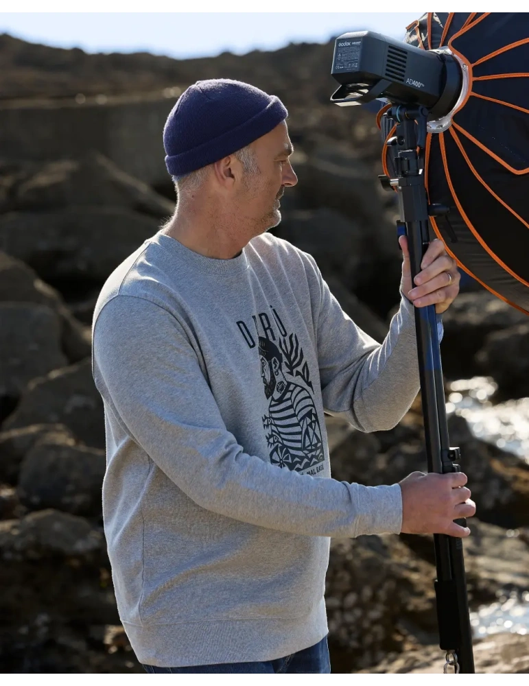 Sweat Marin DARÜ – Coton Bio 350g – Illustration Vendéenne