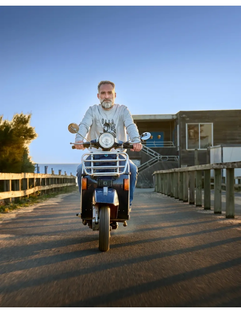 Sweat Marin DARÜ – Coton Bio 350g – Illustration Vendéenne