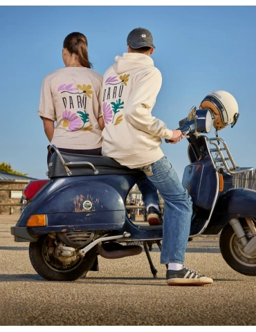 Sweat à capuche Floral Spirit – Coton bio 350 g/m² – DARÜ 2