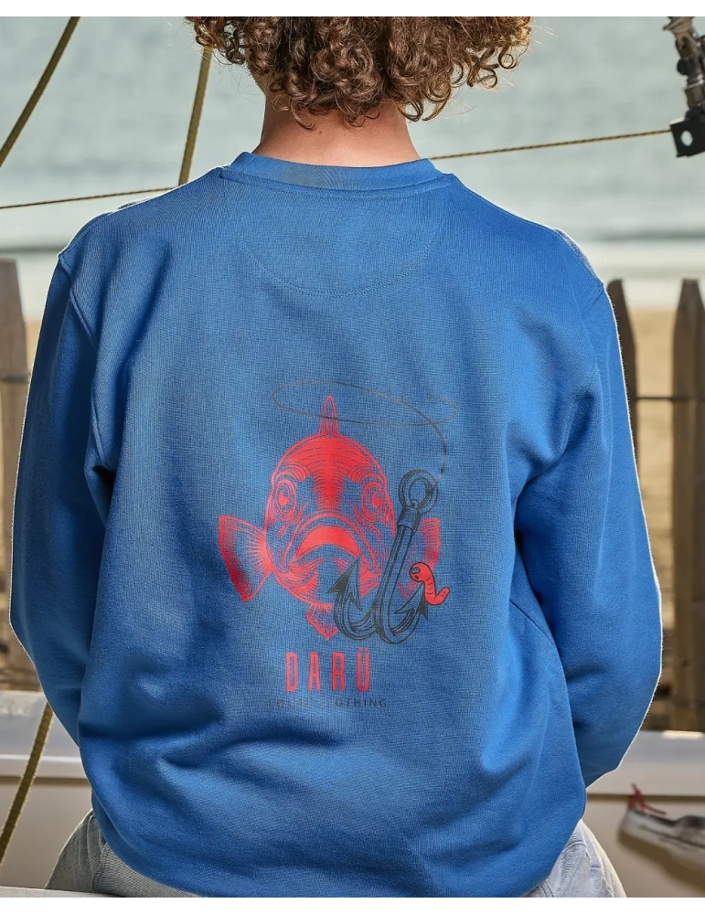 weat DARÜ “Tu mords ou tu files ?” – Sweat coton bio unisexe | Marque vendéenne