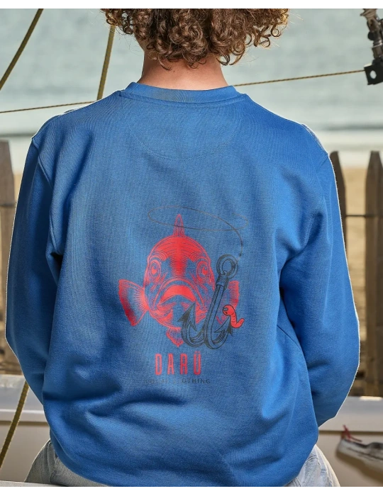 weat DARÜ “Tu mords ou tu files ?” – Sweat coton bio unisexe | Marque vendéenne