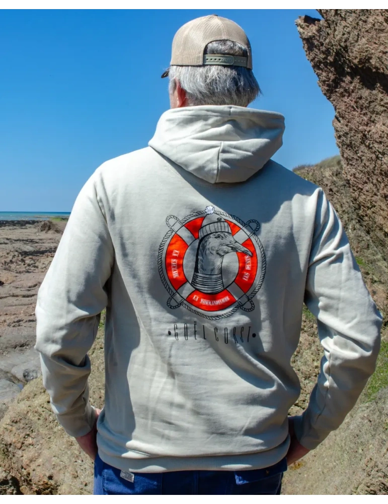 Sweat à capuche unisexe coton bio – Goël Coast DARÜ