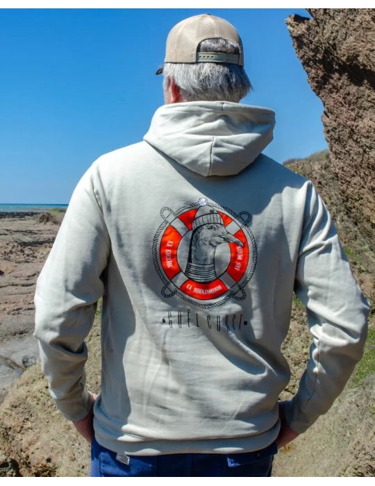 Sweat à capuche unisexe coton bio – Goël Coast DARÜ