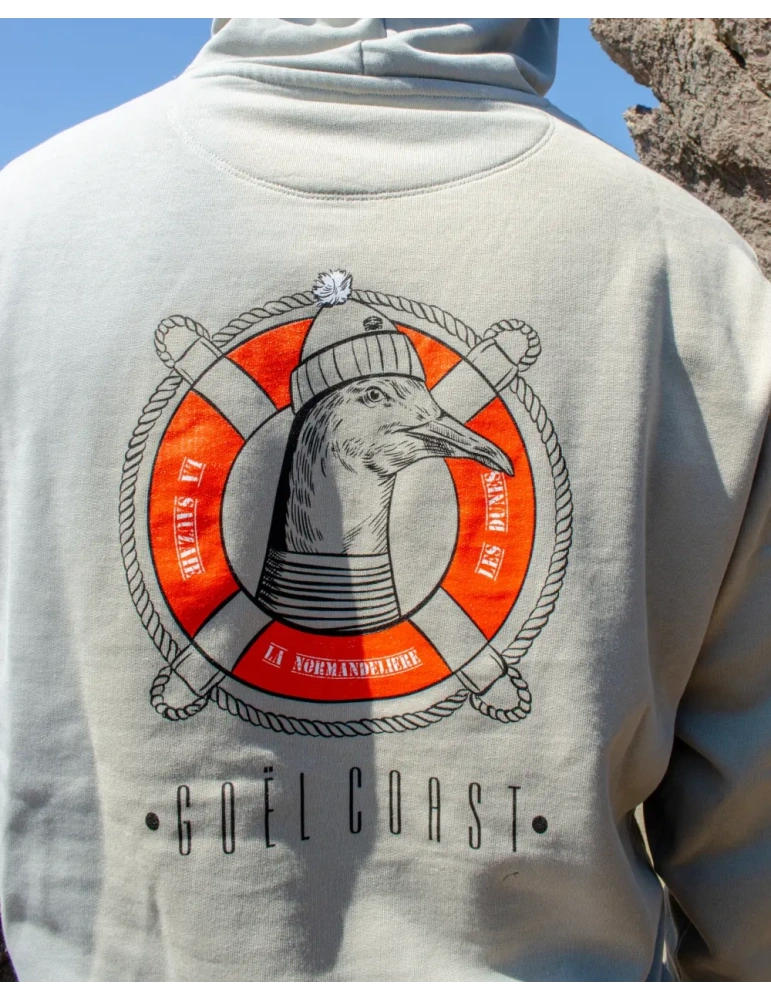 Sweat à capuche unisexe coton bio – Goël Coast DARÜ