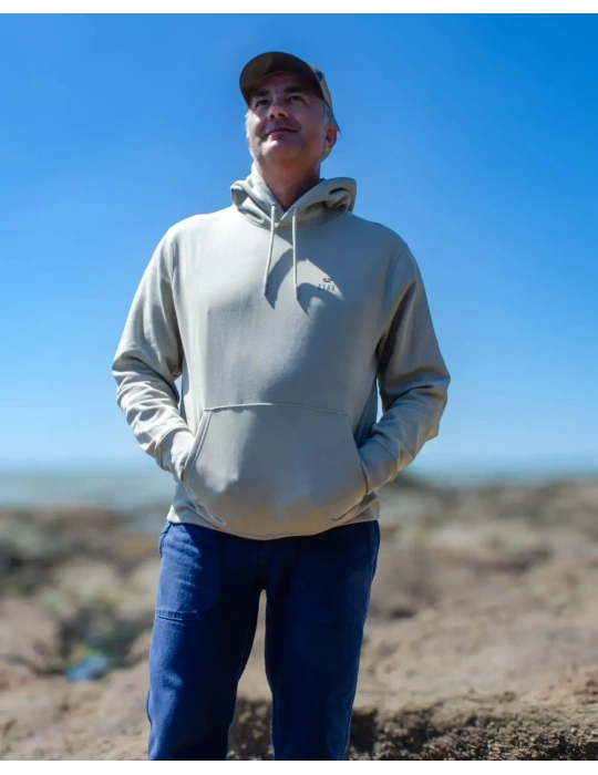 Sweat à capuche unisexe coton bio – Goël Coast DARÜ